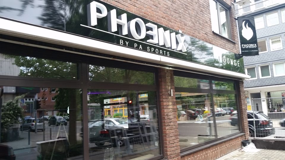 Außen Innen Werbung 3D Buchstaben Hotel Pizzeria Shisha Bar Caffè in Darmstadt