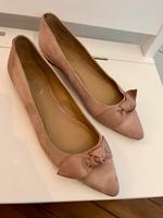 Ralph Lauren Ballerinas rosa Wildleder mit Schleife Berlin - Wilmersdorf Vorschau
