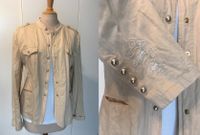 BASLER Military-Jacke 40 beige tailliert mit Stickerei Kr. München - Haar Vorschau