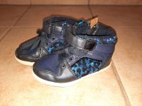 Mädchen Schuhe Turnschuhe  Größe 24 blau Pailletten Sachsen - Reinsdorf Vorschau