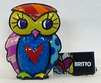 Romero Britto’s Pop Art: Eule mit Herz - handbemalt! Baden-Württemberg - Korntal-Münchingen Vorschau