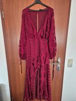 Asos Gr. 40 petite Wickelkleid dunkelrot Vokuhila Köln - Porz Vorschau