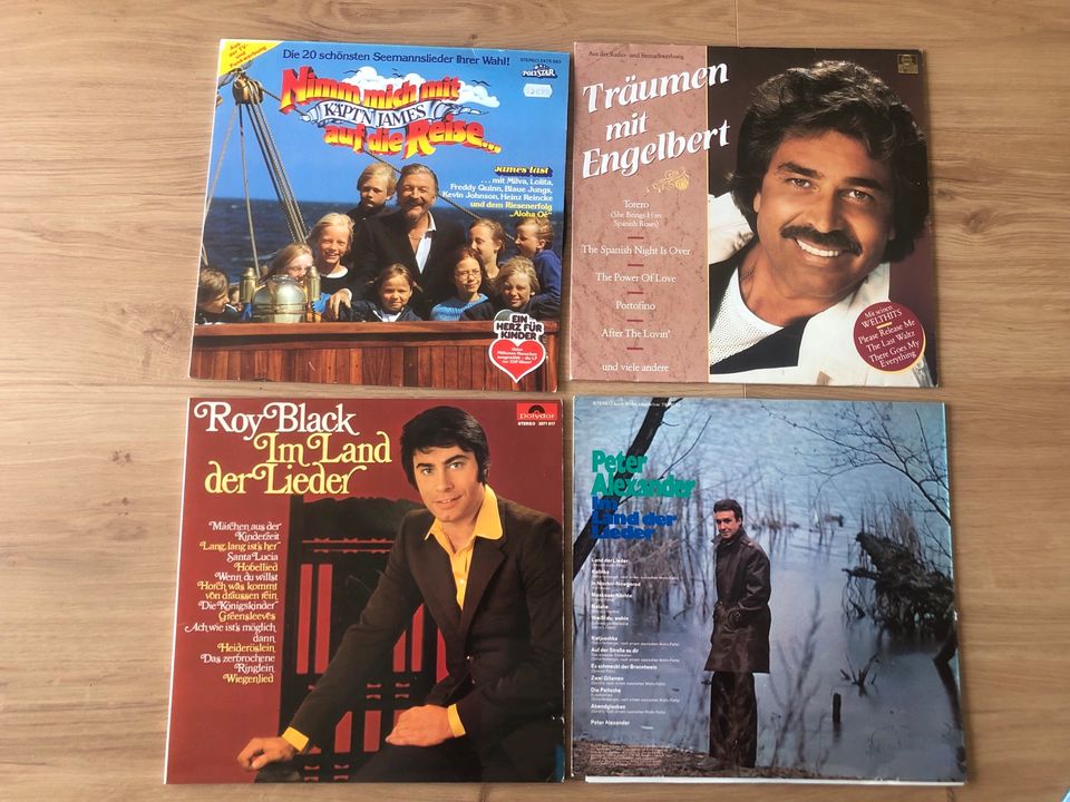 Schallplatten Roy Black James Last Engelbert Peter Alexander in Oerlenbach