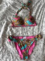 Bikini Hundemöller bunt luxus set pink blau türkis gold push up Vahr - Neue Vahr Südost Vorschau