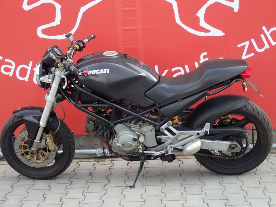 Ducati Monster 620 M4 Rahmen Gabel Sitzbank Tacho Tank Motor in Mantel