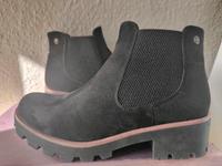 Rieker Chelsea Boots Stiefel EU 40 Schwarz Plateau Stiefeletten Niedersachsen - Lüneburg Vorschau