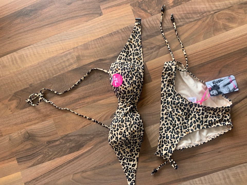 Leopard, Bikini Set Bandeau 32 Primark Neu in Köln