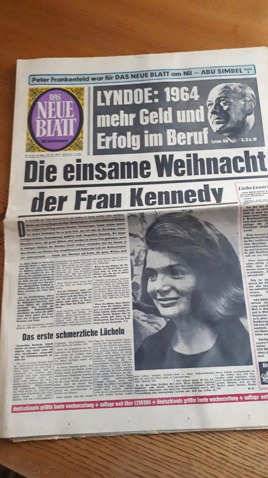 Alte Illustrierte, Das NEUE BLATT, BRAVO- Fernsehprogramm, 1963 in Regensburg