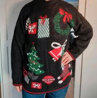 Ture Vintage Nutcracker Pullover Weihnachten mit Glitzer Faden M Nordrhein-Westfalen - Drensteinfurt Vorschau