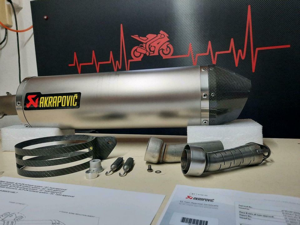 Akrapovic Auspuff, F 650 / 700 / 800 GS, 2008 - 2016, 2 db-killer in Regensburg