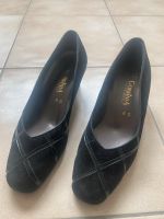 Schwarze Kalbvelour Schuhe mit Absatz Gerwinia Gr. 39 Baden-Württemberg - Karlsruhe Vorschau