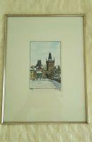 Aquarell Bild von PRAG - Karlsbrücke von 1988 München - Hadern Vorschau