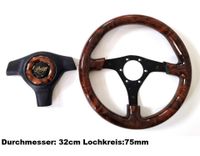 Lenkrad Leder Holz für Auto Boot Traktor 32cm Durchmesser Nordrhein-Westfalen - Neunkirchen-Seelscheid Vorschau