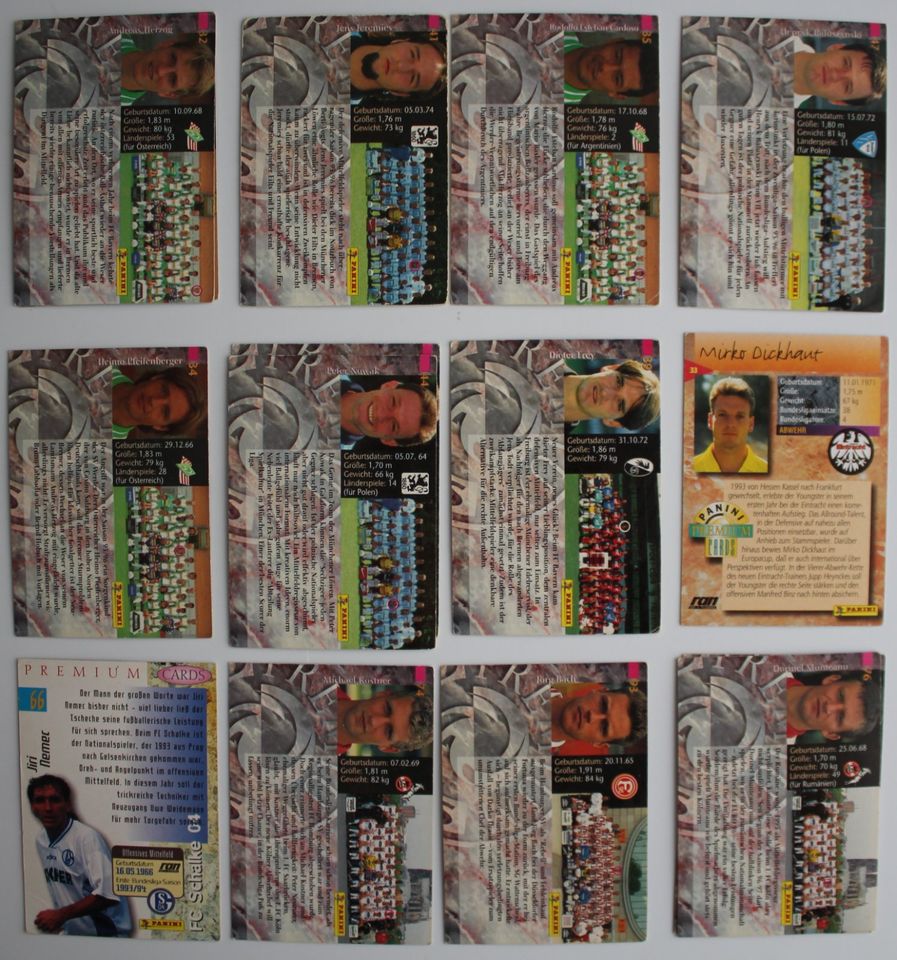 Fussball Karten + Sticker Panini: Bundesliga France WM 1998 2018 in Berlin