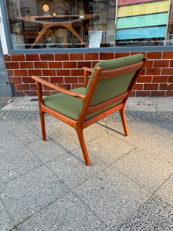 ◤ Ole Wanscher Lounge Chair pj 112 Dänisch Design Danish Teakholz Teak Vintage Stuhl 50er 60er 70er Cado France son mid Century Retro Holz massiv in Berlin