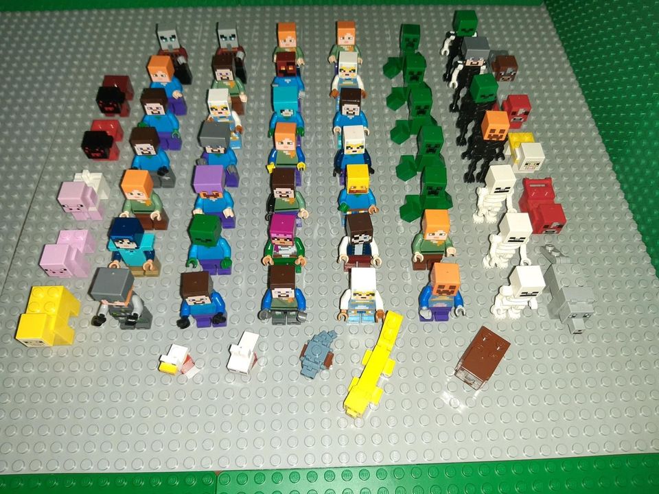 57 x Lego Minecraft Figuren + viel Zubehör! Seltene! Lot Sammlung in Uelzen