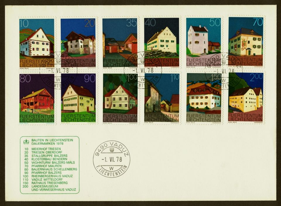 Luxemburg & Liechtenstein ● Ersttagsbriefe, Postkarten ● Pos.1-20 in Altenstadt