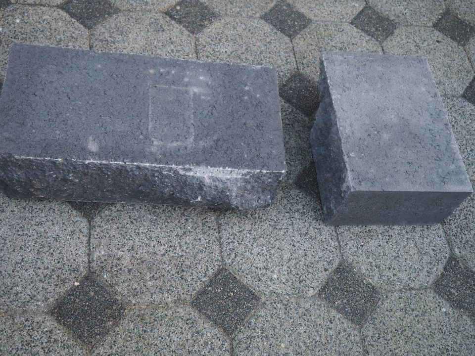 Mauersteine Basalt Anthrazit    50x15x25 (LxHxT)  NEU in Buchen (Odenwald)