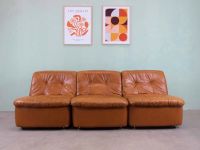 Vintage Leder Modul Sofa 50er 60er Midcentury Hessen - Gießen Vorschau