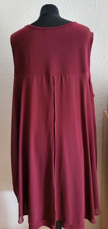 Bodyflirt Lagenkleid bordeaux-rot Gr.52-54 in Sonthofen