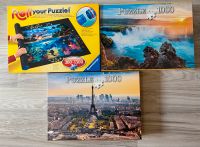 2x Puzzle 1000 + Roll your Puzzle Nordrhein-Westfalen - Gladbeck Vorschau