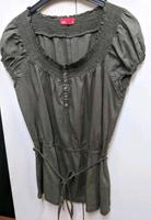 Esprit Tunika Schlupfbluse Bluse in olivgrün mit Bindegürtel Gr.M Berlin - Tempelhof Vorschau