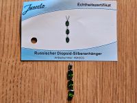 Anhänger für Halskette, russischer Diopsid, silber/grün Hessen - Langen (Hessen) Vorschau