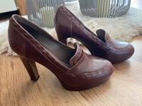 Pumps BRONX Echtleder 37 braun Hessen - Kirchhain Vorschau