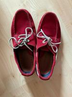 Mokassins Bootsschuhe Tommy Hilfiger Rot Gr. 41 Saarland - Blieskastel Vorschau