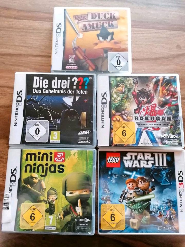 Nintendo DS Spiele je 5 in Heringen (Werra)