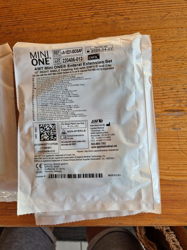 Mini one AMT Enteral Extension Set in Tübingen