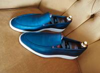 Santoni Loafer UK 9 aus getrommeltem Leder Friedrichshain-Kreuzberg - Kreuzberg Vorschau