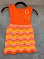 Tunika Gr. 104 - 110 NEU Strickweste Kleid Unikat Orange Mädchen Niedersachsen - Bad Essen Vorschau