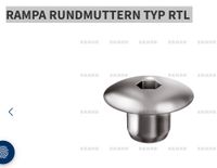 200x Rampa Rundmutter M6 Typ RTL 15x12 stahl vernickelt *NEU* München - Maxvorstadt Vorschau