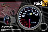 Raid hp Nightflight 12 Volt Anzeige ZusatzInstrument 52mm Schwarz Kreis Ostholstein - Bad Schwartau Vorschau