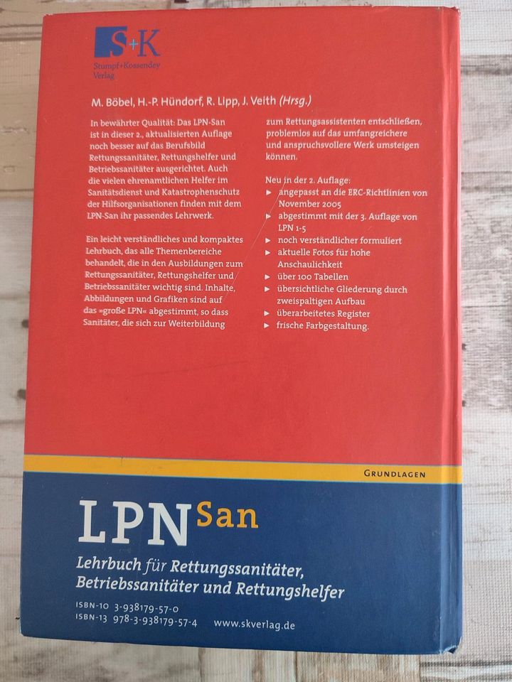 LPN San Lehrbuch für den Rettungsdienst in Steinefrenz