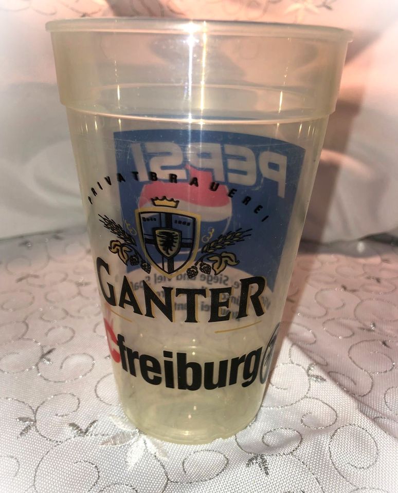 Sammler: Alter Stadion Becher: SC Freiburg, Privatbrauerei Ganter in Gengenbach