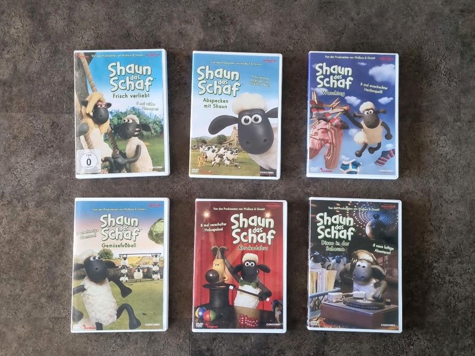 6 DVDs " Shaun das Schaf" in Wiehl