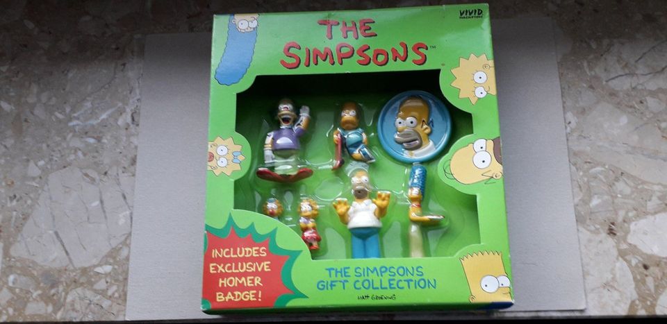 The Simpsons- Kleine Sammlung- Gift Collection- Sticker in Bedburg-Hau