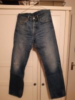 Jeans, blau, "Levi's 501", used, shabby Chic, w31 l32, unisex Baden-Württemberg - Freiburg im Breisgau Vorschau