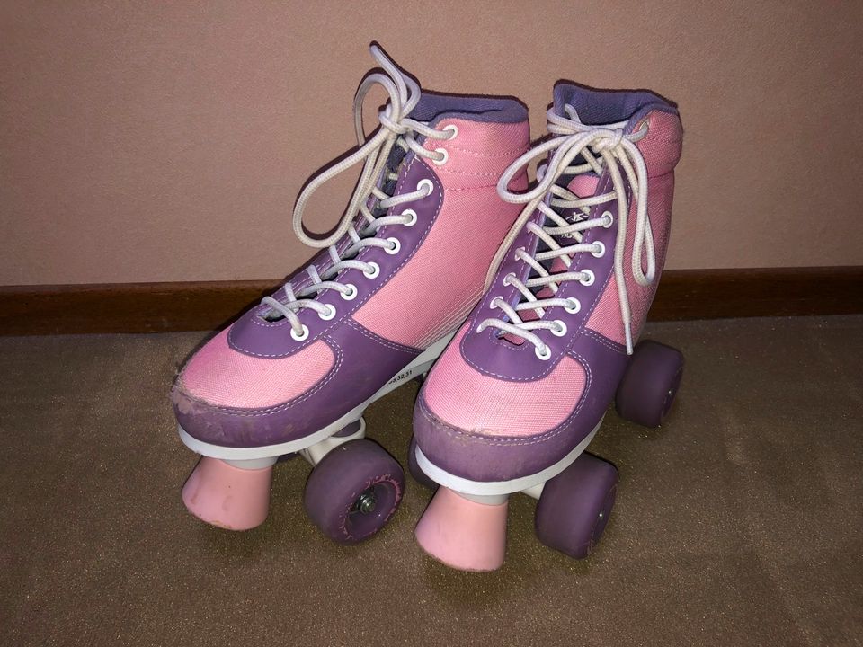 HUDORA Rollschuhe Rollerskates Advanced pink blush 31-34 ❤️ TOP! in Bielefeld