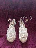 Schnürsandale Espadrilles, beige Größe 40, neu Sachsen-Anhalt - Magdeburg Vorschau