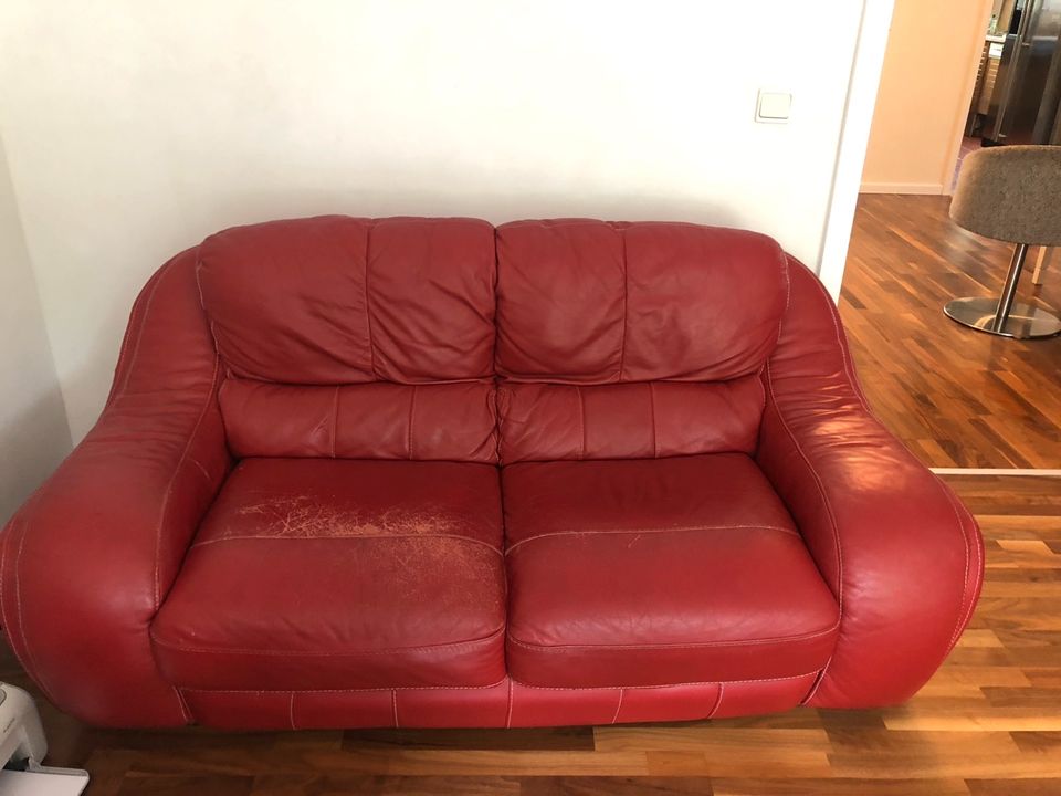 Sofa Couch Garnitur in Heddesheim