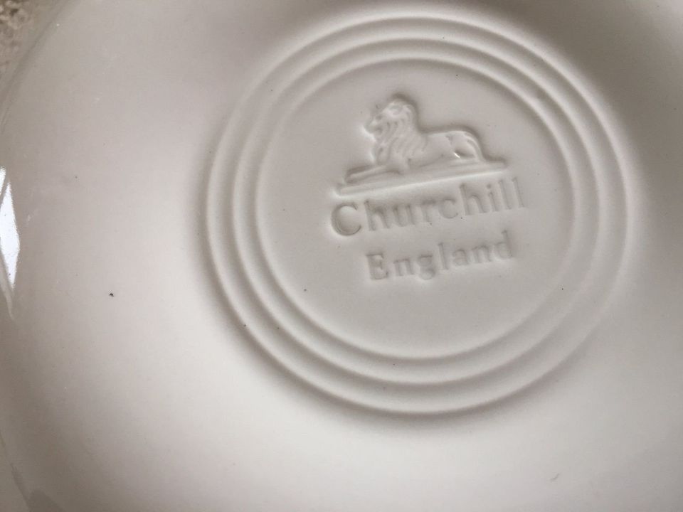 3 tiefe Teller von Churchill England Suppenteller top Zustand in Jena