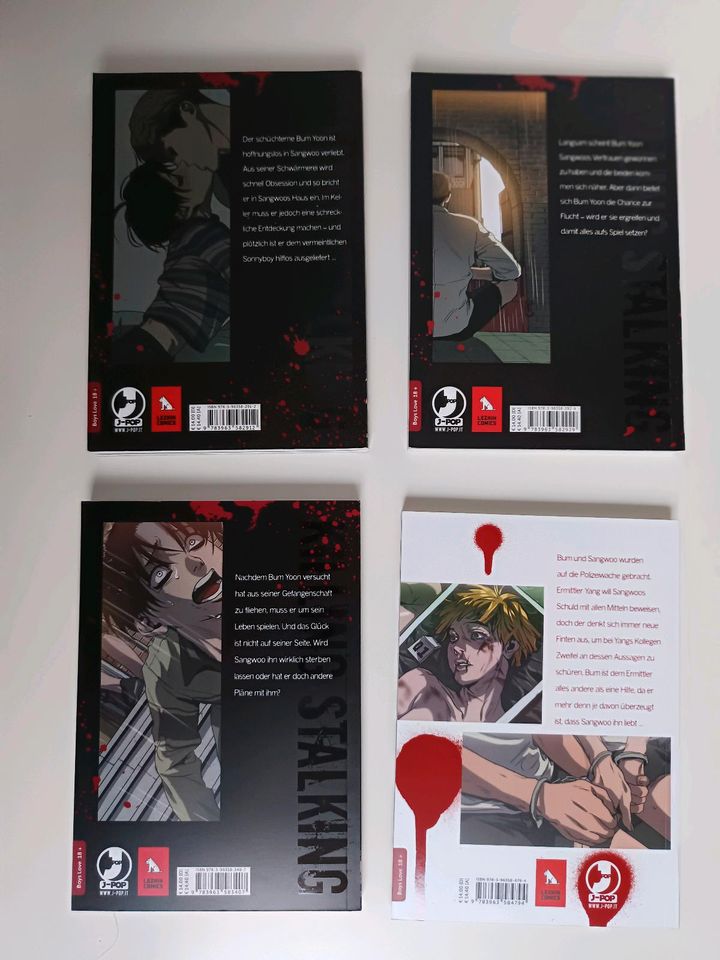 Manga Killing Stalking Band 1 - 4 + Sammelbox + Postkarten in Essen