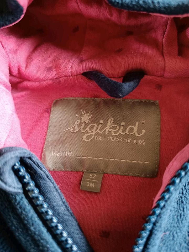 Dicke Fleecejacke von Sigikid Gr. 62 in Bremerhaven