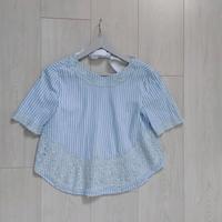 zara bluse spitze 34 36 schleife summer Nordrhein-Westfalen - Bergheim Vorschau