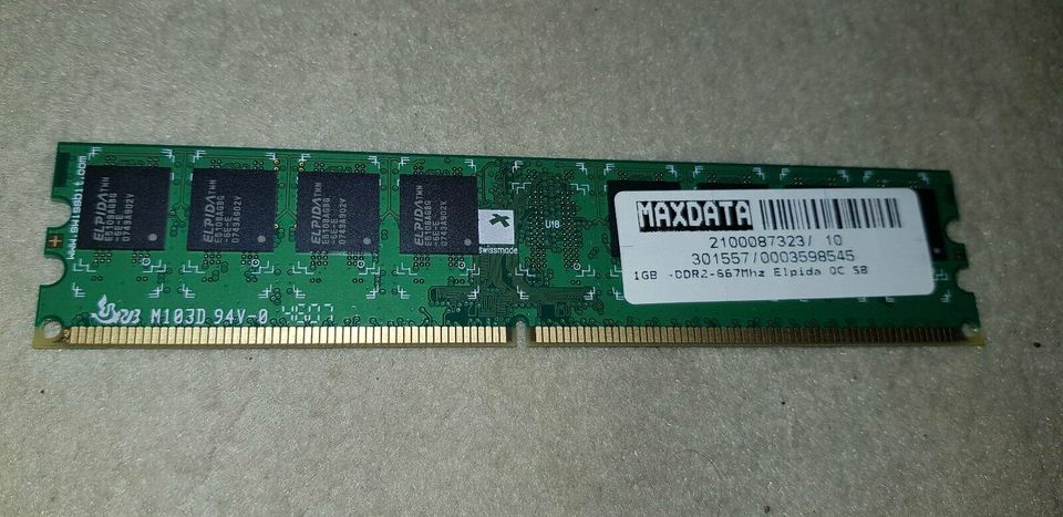 Swissbit Arbeitsspeicher 1 GB DDR2 in Haan