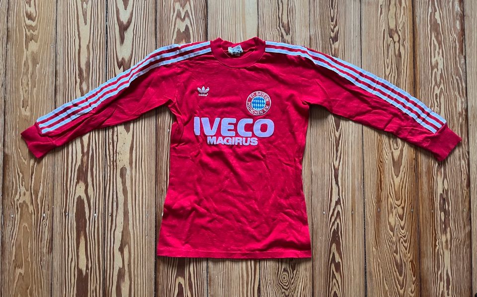 FC Bayern München Adidas Vintage 1982/83 Langarm Trikot Gr. S TOP in Hamburg