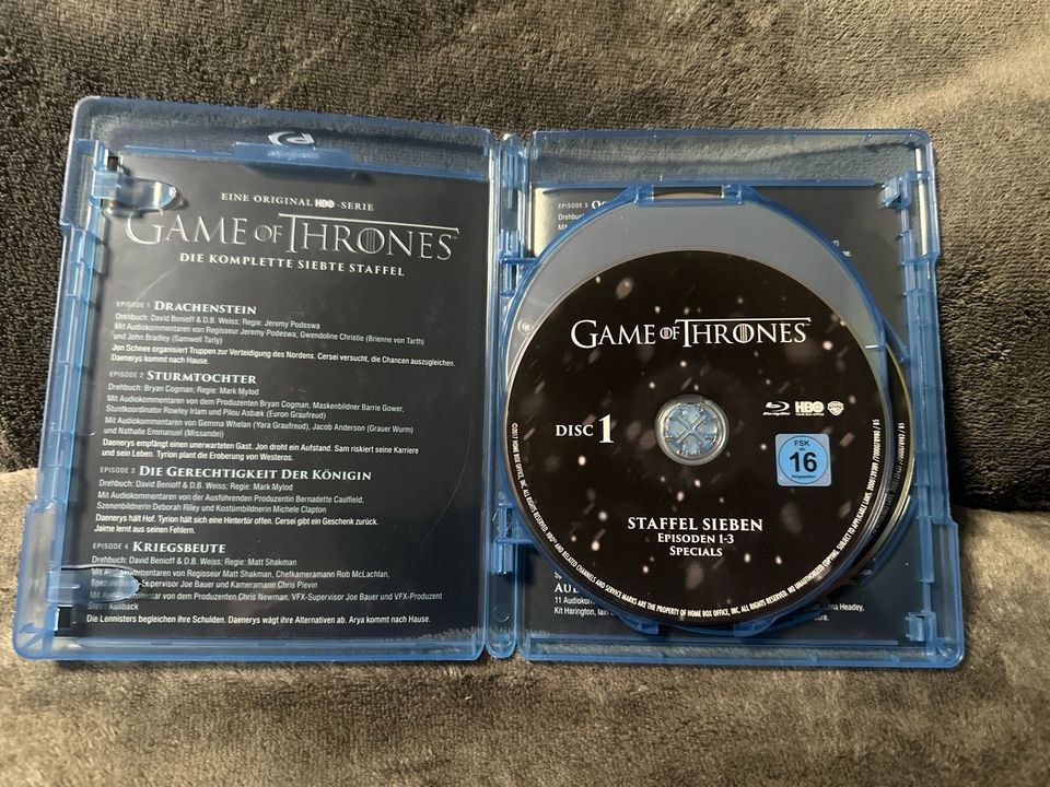 Game of Thrones - 07 Staffel Blu-ray+08 Staffel UHD-4K Neuwertig in Darmstadt